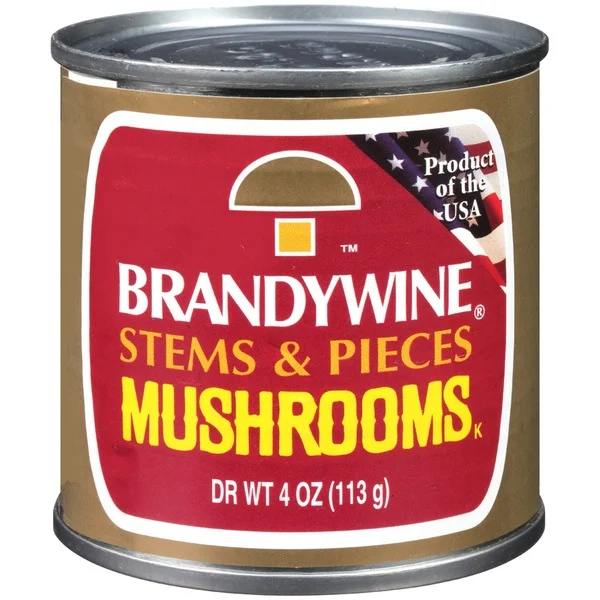 Brandywine Stems & Pieces Mushrooms 4 Oz Brandywine Stems & Pieces Mushrooms 4 Oz