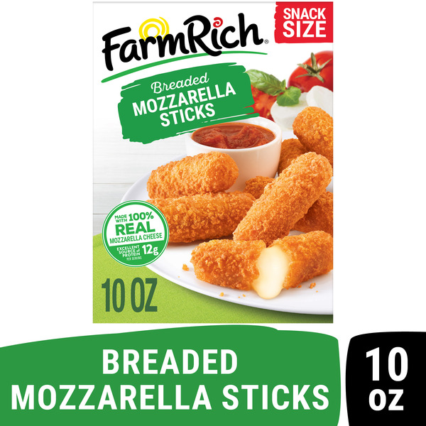 Farm Rich Breaded Mozzarella Sticks 10 Oz