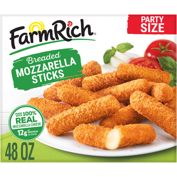 Farm Rich Breaded Mozzarella Sticks 48 Oz
