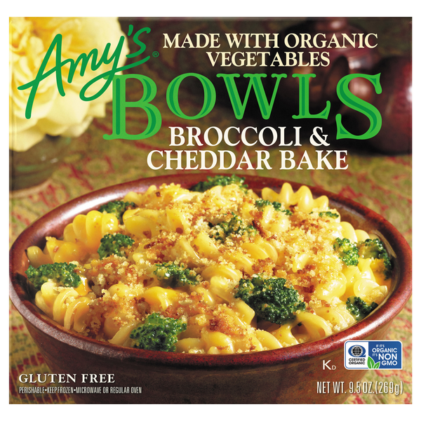 Amy's Organic Broccoli & Cheddar Bake Bowl 9.5 Oz 