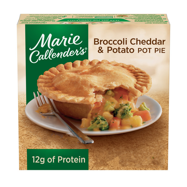 Marie Callender's Broccoli Cheddar Potato Pot Pie 10 Oz Marie Callender's Broccoli Cheddar Potato Pot Pie 10 Oz