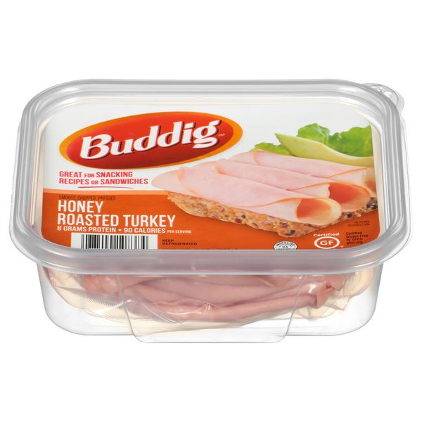 Buddig Thin Sliced Honey Roasted Turkey 9 Oz