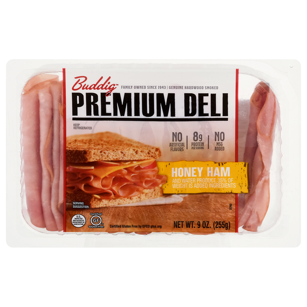 Buddig Premium Deli Honey Ham 9 Oz