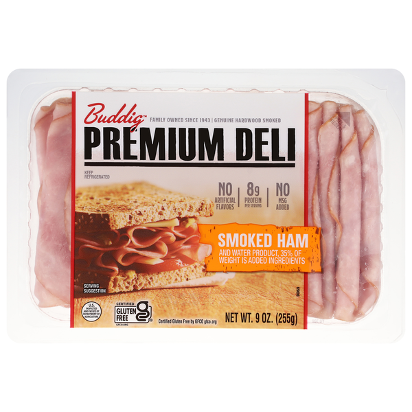 Buddig Premium Deli Smoked Ham 9 Oz