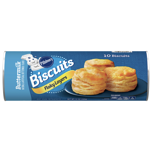 Pillsbury Buttermilk Flaky Layers 10 Each