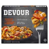 devour frozen dinners
