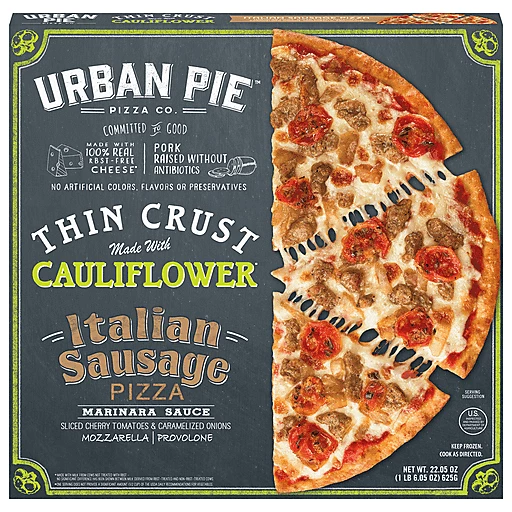 Cauliflower Thin Crust Italian Sausage 22.O5 Oz Cauliflower Thin Crust Italian Sausage 22.O5 Oz