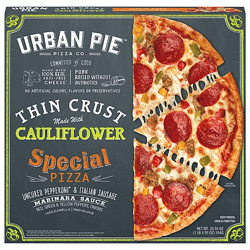 Cauliflower Thin Crust Special Pizza 20.95 Oz Cauliflower Thin Crust Special Pizza 20.95 Oz