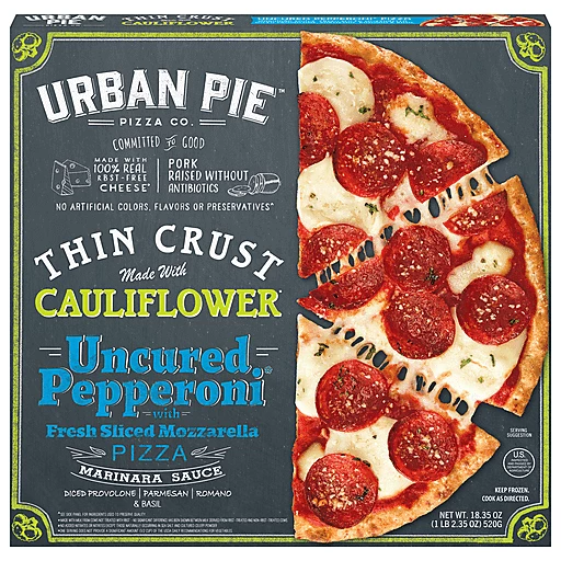 Cauliflower Thin Crust Uncured Pepperoni 18.35 Oz Cauliflower Thin Crust Uncured Pepperoni 18.35 Oz