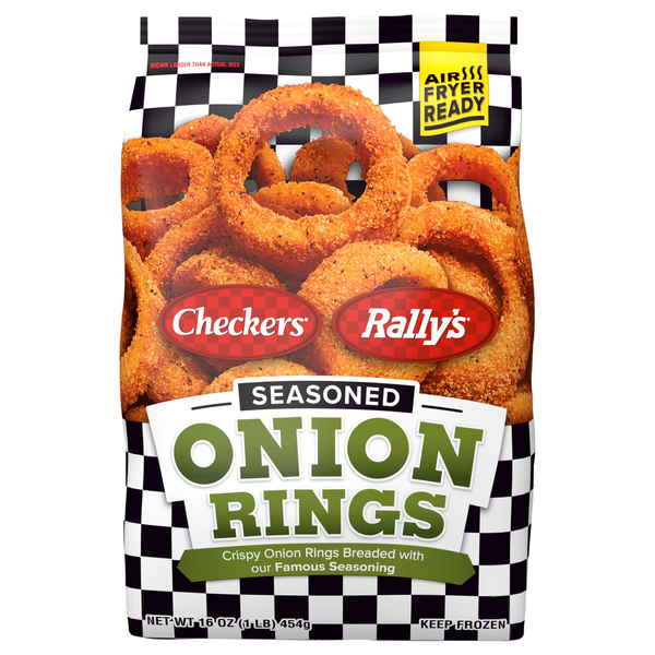 Checkers & Rally's Seasoned Onion Rings 16 Oz