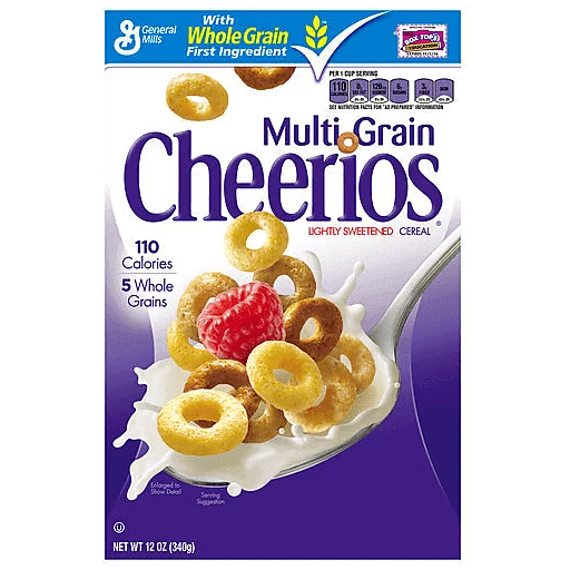 CheeriosCerealMultiGrainLargeSize12Oz