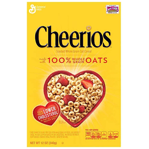 CheeriosToastedWoleGrainOatCereal12Oz