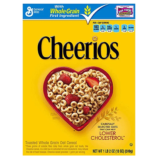 CheeriosWoleGrainOatCerealGiantSize18Oz