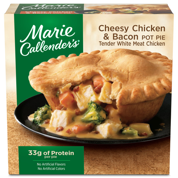 Marie Callender's Cheesy Chicken Bacon Pot Pie 15 Oz Marie Callender's Cheesy Chicken Bacon Pot Pie 15 Oz