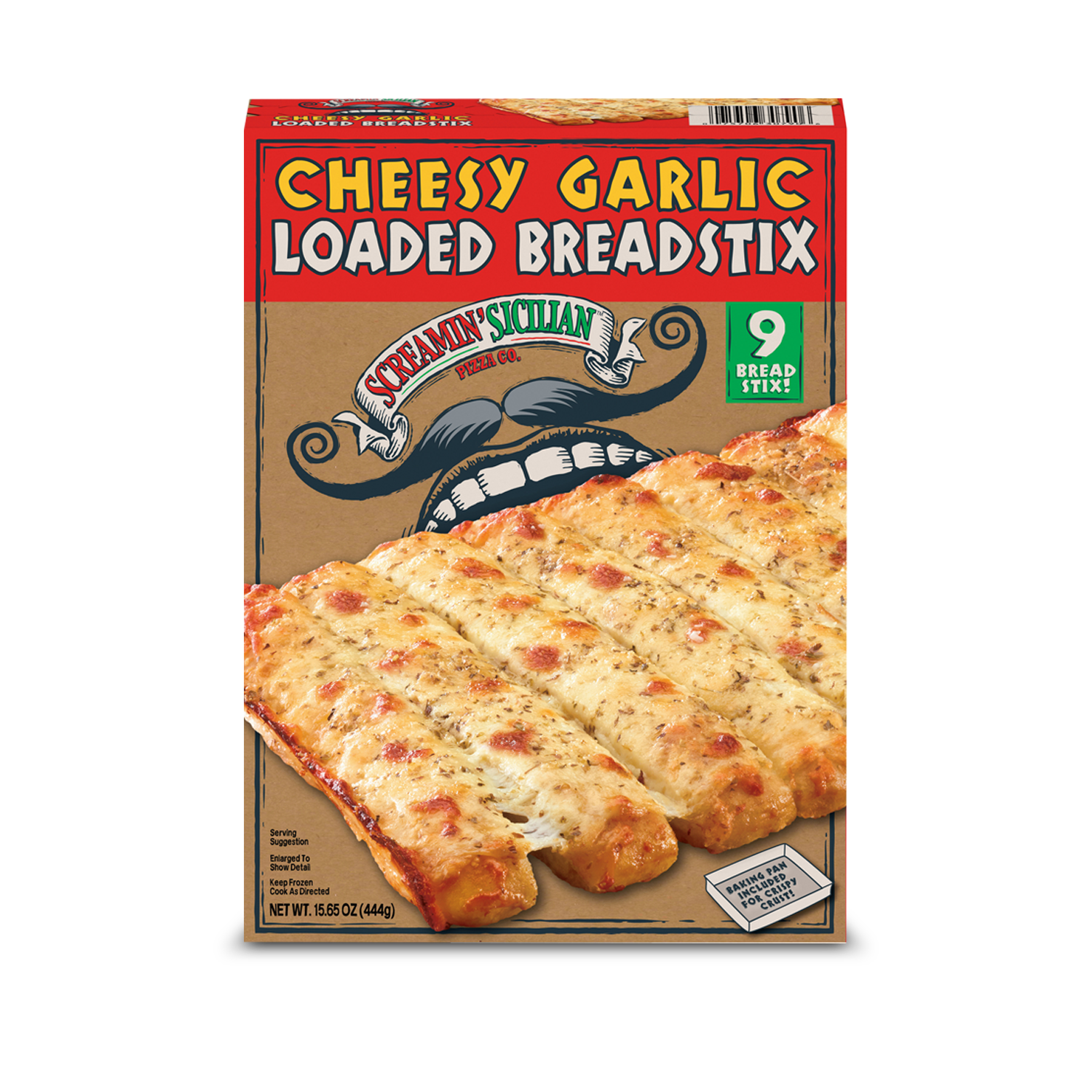Cheesy Garlic Loaded Breadstix 9 Each 15.65 Oz Cheesy Garlic Loaded Breadstix 9 Each 15.65 Oz