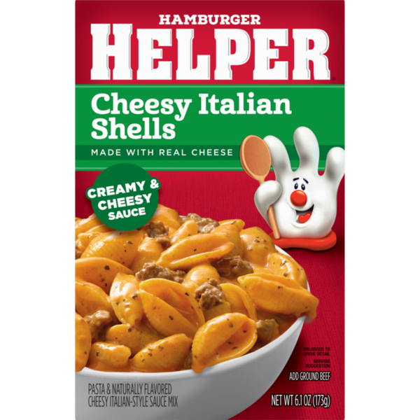 Hamburger Helper Cheesy Italian Shells 6.1 Oz Hamburger Helper Cheesy Italian Shells 6.1 Oz