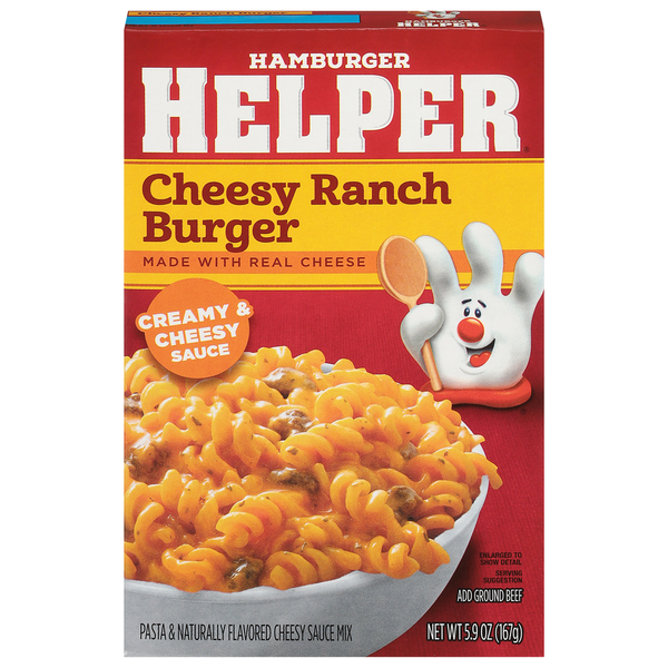Hamburger Helper Cheesy Ranch Burger 5.9 Oz Hamburger Helper Cheesy Ranch Burger 5.9 Oz