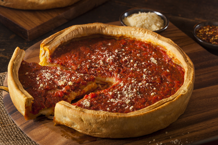 Chicago Style Deep Dish Pizza