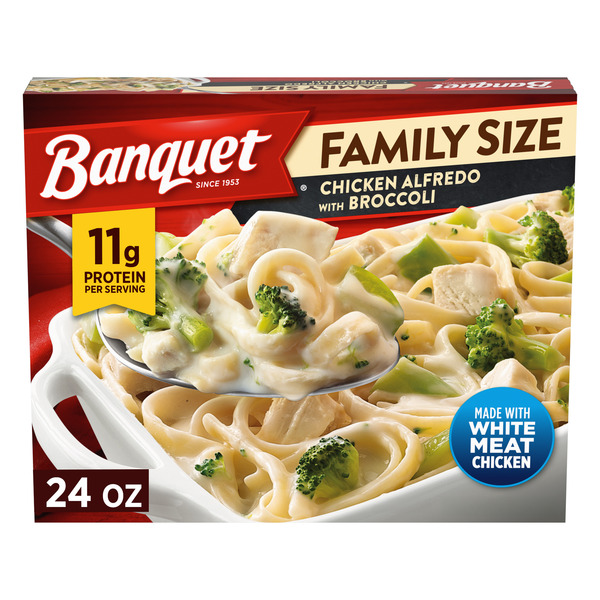 Banquet Chicken Alfredo with Broccoli 24 Oz