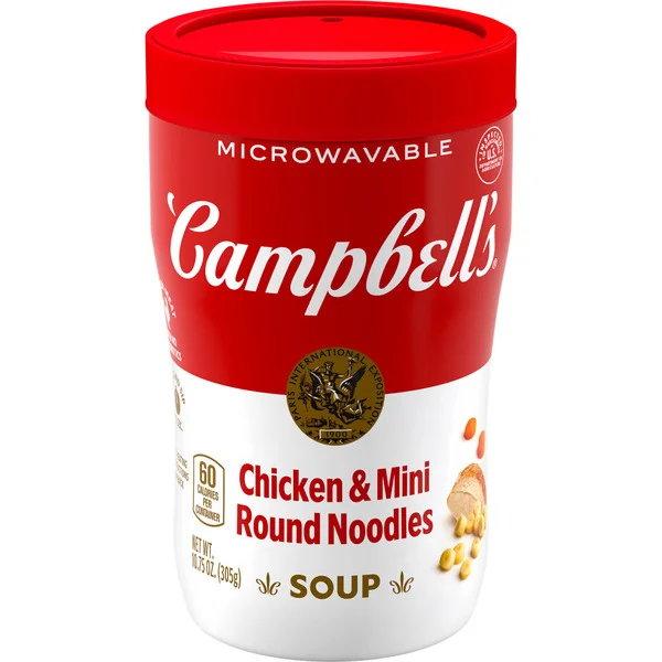 Campbell's Chicken & Mini Round Noodles Soup 10.75 Oz