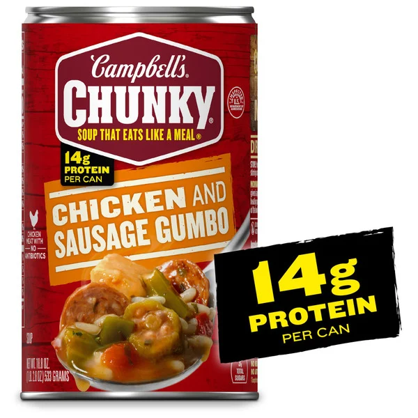 Campbell's Chicken & Sausage Gumbo 18.8 Oz