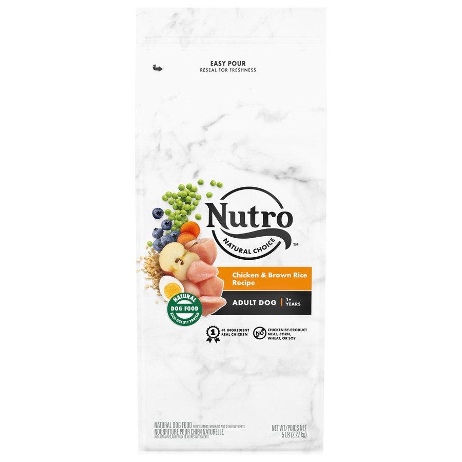 Nutro Chicken & Brown Rice Adult Dog 5L B