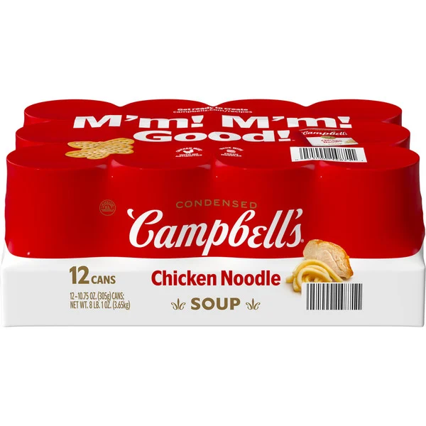 Campbell's Chicken Noodle Soup 12 Cans 8 LB 1 Oz