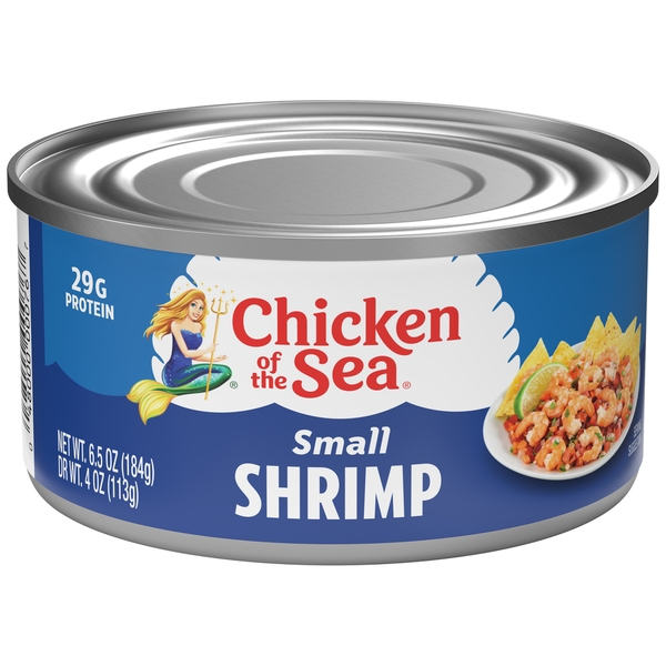 Chicken Of The Sea Small Shrimp 6.5 Oz