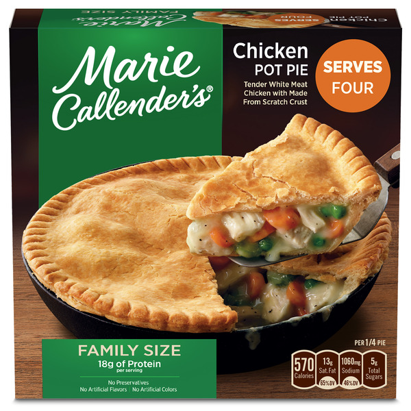 Marie Callender's Chicken Pot Pie Family Size 45 Oz Marie Callender's Chicken Pot Pie Family Size 45 Oz