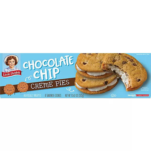 Chocolate Chip Creme Pies 8 Each 10.63 Oz