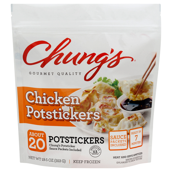 Chung's Chicken Potstickers 19.5 Oz Chung's Chicken Potstickers 19.5 Oz