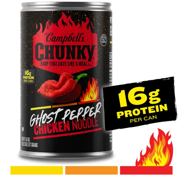 Campbell's Chunky Ghost Pepper Chicken Noodle 18.6 Oz