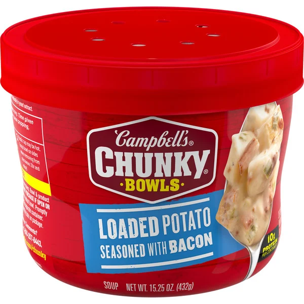 Campbell's Chunky Loaded Potato With Bacon Bowl 15.25 Oz