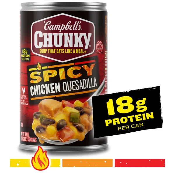 Campbell's Chunky Spicy Chicken Quesadilla 18.8 Oz