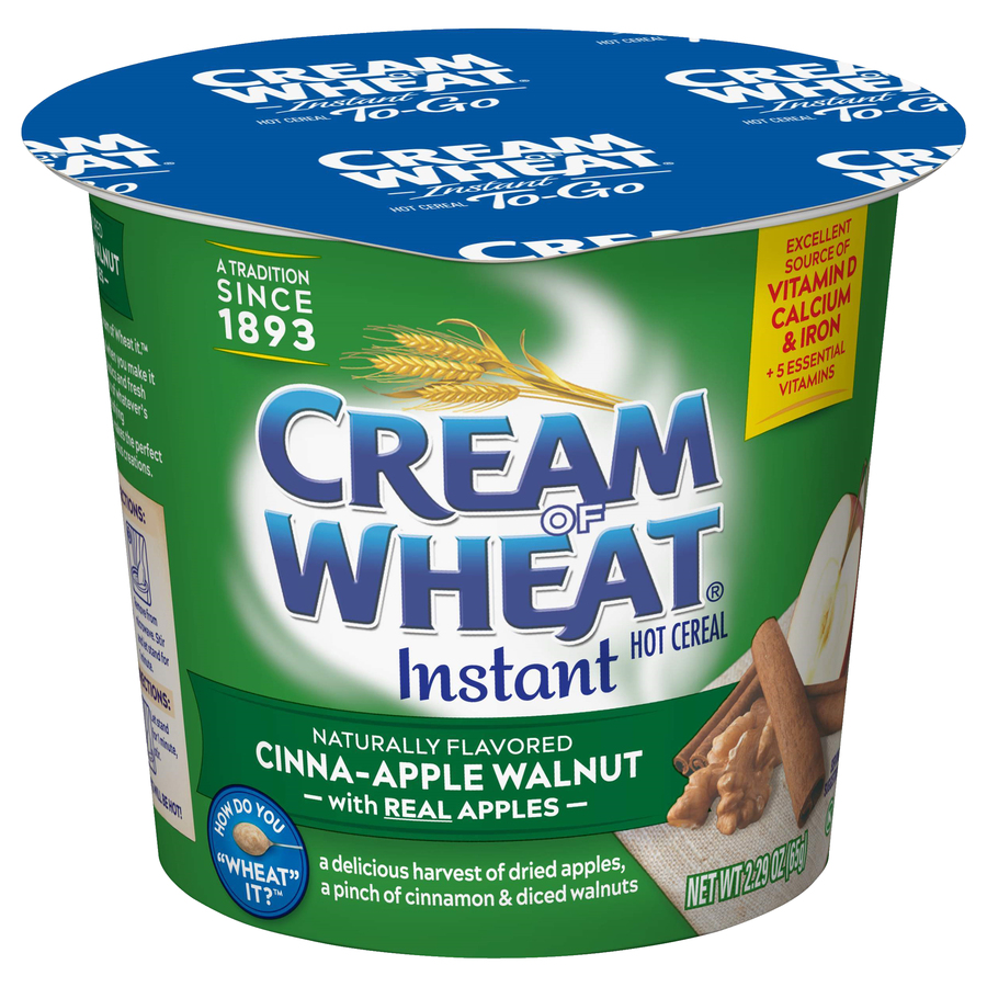 Cinna Apple Walnut Instant Hot Cereal 2.29 Oz Cinna Apple Walnut Instant Hot Cereal 2.29 Oz