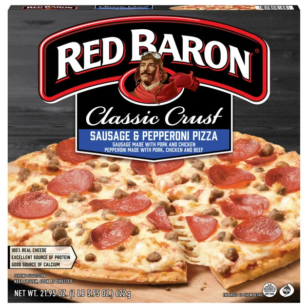 Red Baron Classic Crust Sausage & Pepperoni