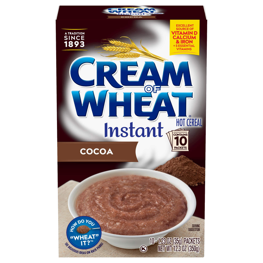 Cocoa Instant Hot Cereal Ten Packets 12.3 Oz Cocoa Instant Hot Cereal Ten Packets 12.3 Oz
