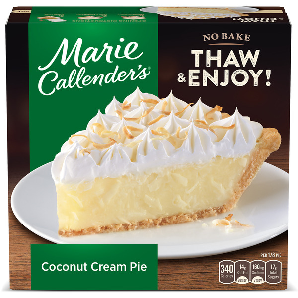 Marie Callender's Coconut Cream Pie 30.3 Oz Marie Callender's Coconut Cream Pie 30.3 Oz