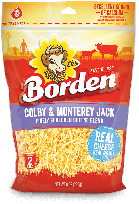 ColbyMontereyJackFinelyShreddedCheese8Oz ColbyMontereyJackFinelyShreddedCheese8Oz
