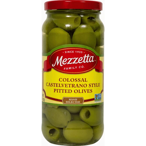 Colossal Castelvetrano Style Pitted Olives 8 Oz
