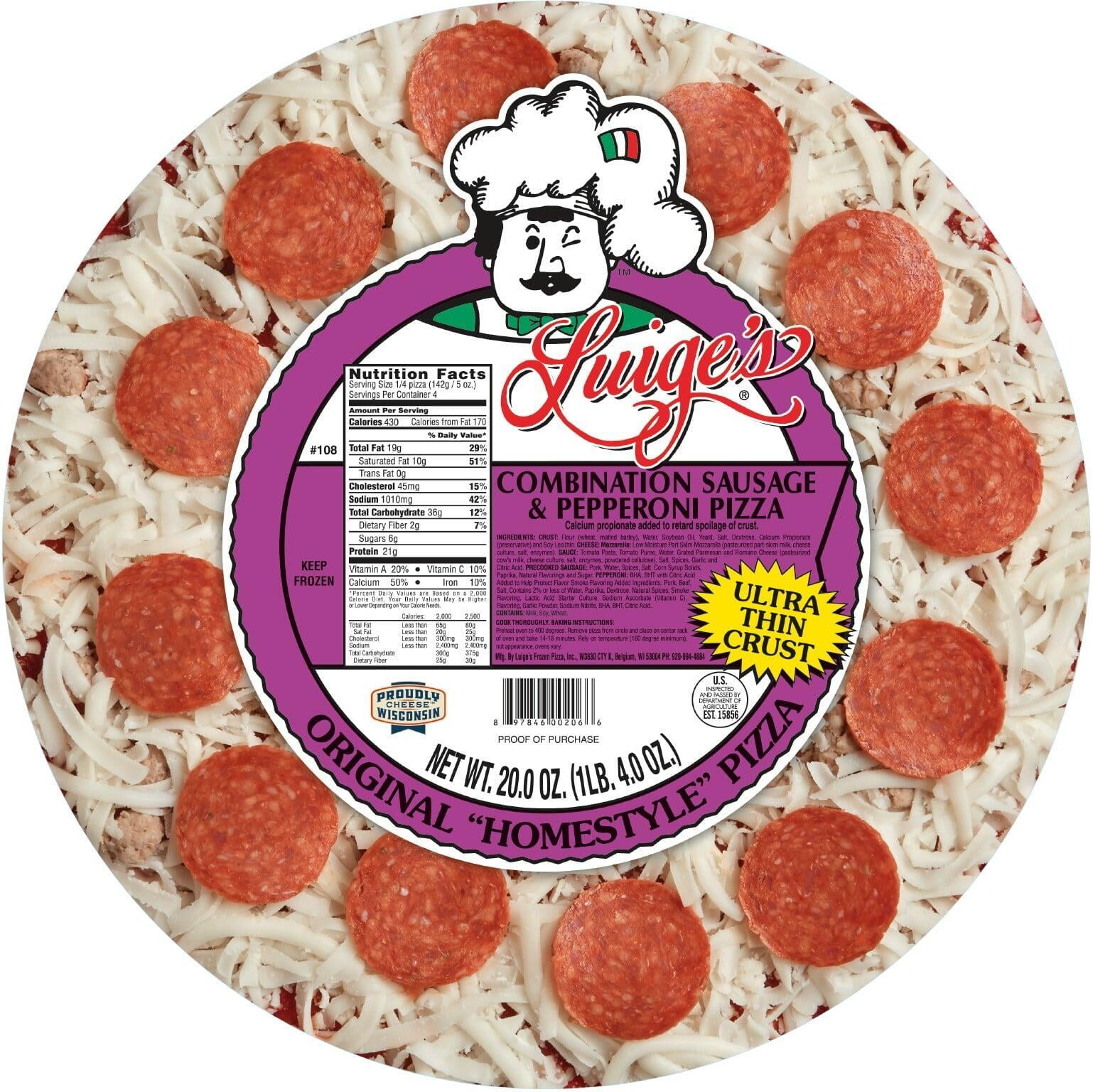 Combination Sausage Pepperoni Pizza 20.0 Oz Combination Sausage Pepperoni Pizza 20.0 Oz