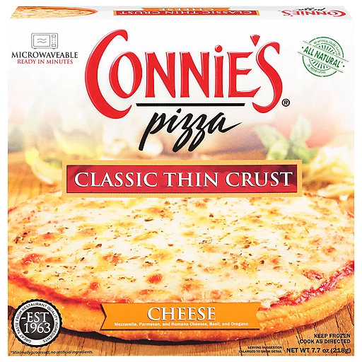 ConniesPizzaClassicThinCrustCheesePizza7.7Oz