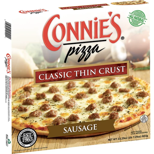 ConniesPizzaClassicThinCrustSausage23.29Oz