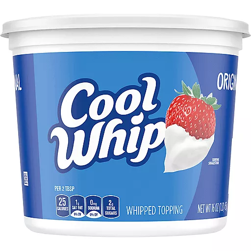 Cool Whip Topping, Original 16 Oz