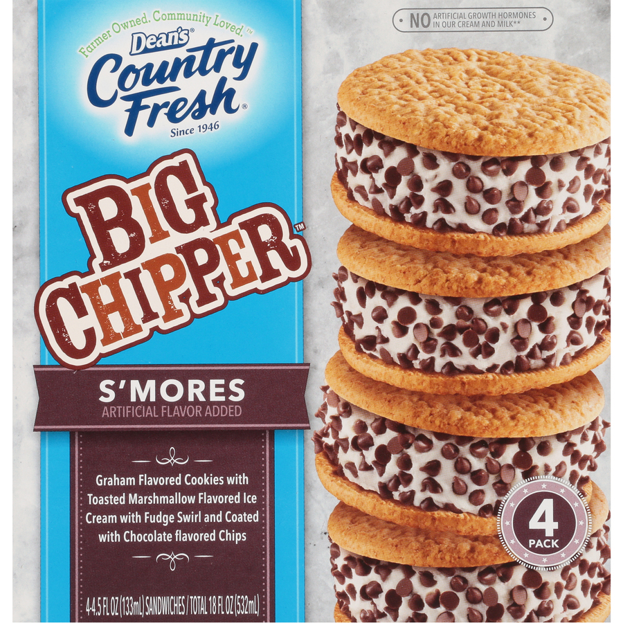 CountryFreshBigChipperSMoresSandwichesFourPack18FLOz