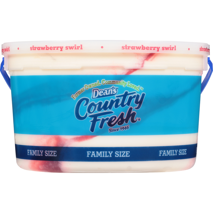 CountryFreshFamilySizeReducedFatStrawberrySwirl4Quart