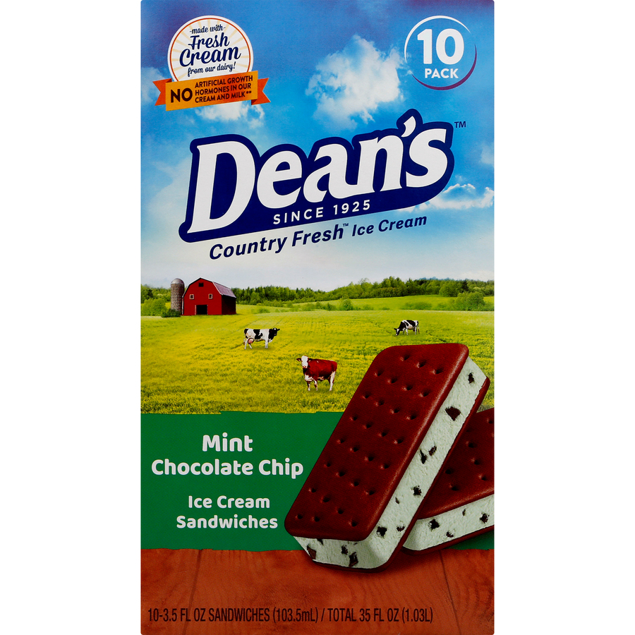 CountryFreshMintChocolateChipSandwichesTenEach35FLOz