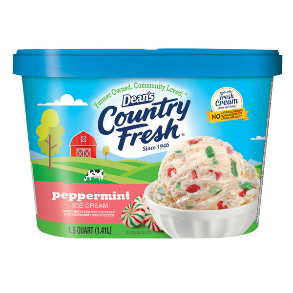 Dean's Country Fresh Peppermint 1.5 Quart