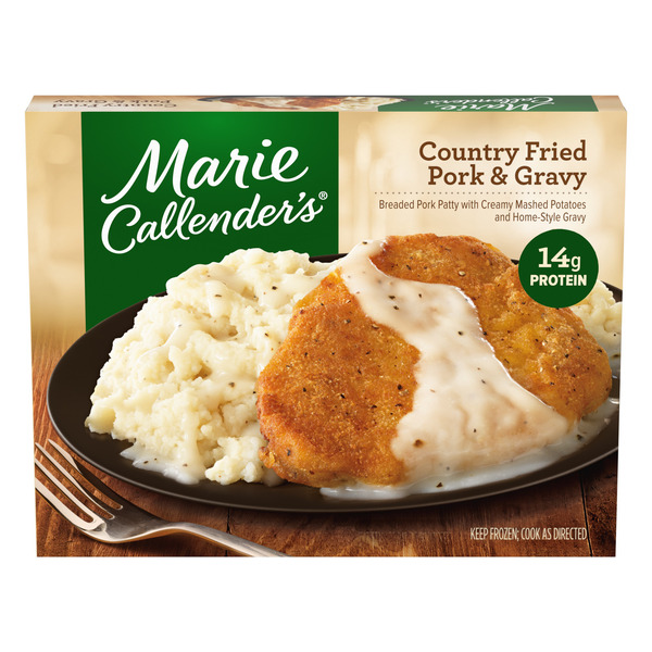 Marie Callender's Country Fried Pork & Gravy 12 Oz Marie Callender's Country Fried Pork & Gravy 12 Oz