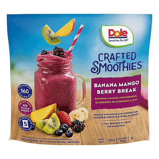 Crafted Smoothies Banana Mango Berry Break 40 Oz Crafted Smoothies Banana Mango Berry Break 40 Oz